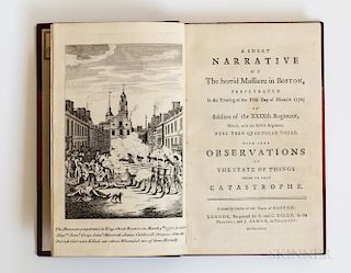A Short Narrative of the Horrid Massacre in Boston, Perpetrated in the Evening of the Fifth Day of March 1770 by Soldiers of the XXIXth
