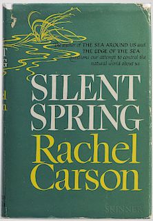 Carson, Rachel (1907-1964) Silent Spring  , First Edition.