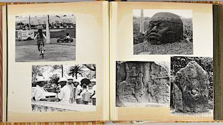 Craver, Margret (1907-2010) and C.C. Withers. Two Travel Photo Albums: England and Mexico.