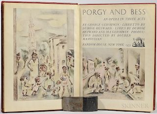 Gershwin, George (1898-1937) Porgy and Bess, an Opera in Three Acts,   Signed Limited Edition Copy.