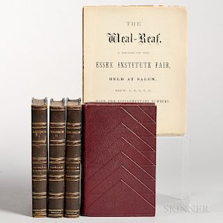 Hawthorne, Nathaniel (1804-1864) Five Volumes.