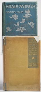 Hearn, Lafcadio (1850-1904) Two First Editions in Dust Jackets.