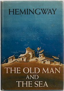 Hemingway, Ernest (1899-1961) The Old Man and the Sea  , Signed First Edition.