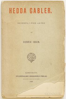 Ibsen, Henrik (1828-1906) Hedda Gabler  , First Edition.