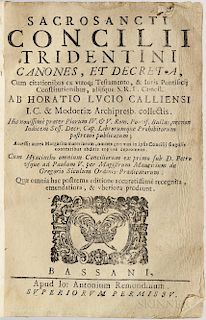 Lutius, Horatius (1541-1569) Sacrosancti Concilii Tridentini Canones, et Decreta.