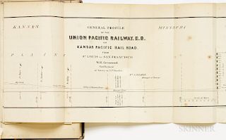 Palmer, William J. (1836-1909) Report of Surveys Across the Continent in 1867-'68, on the Thirty-fifth and Thirty-second Parallels, fo