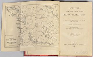 Ross, Alexander (1783-1856) Adventures of the First Settlers on the Oregon or Columbia River: Being a Narrative of the Expedition Fitte