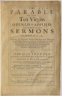 Shepard, Thomas (1605-1649) The Parable of the Ten Virgins.