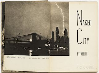 Weegee [aka Arthur Usher Fellig] (1899-1968) Naked City  , Signed Copy.