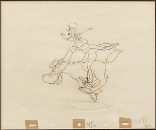 Animation Drawing of Goofy.