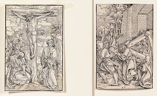 Schäufelein, Hans Leonhard (c. 1480-1540) Three Woodcuts of the Crucifixion, c. 1505.