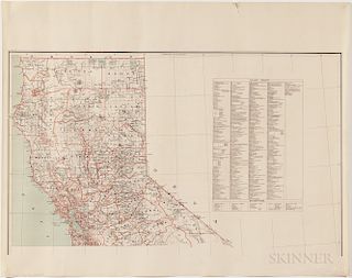 California, General Land Office State and Territory Map.