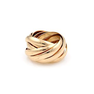 T&Co Paloma's Melody Nine Band Ring In 18K YG