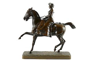 Comte Henri Geoffroy de Ruille Bronze Sculpture