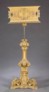 Baroque style carved music stand or lecturne.