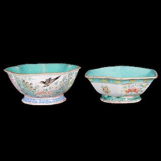 Two 19th century Chinese porcelain bowls.