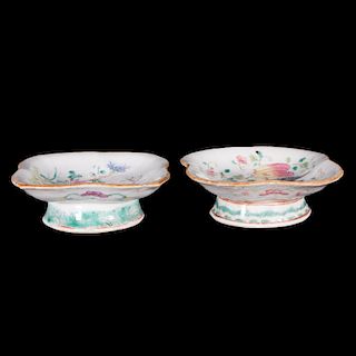 Two 19th century Chinese dishes.