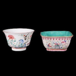 Two 19th century Chinese bowls.