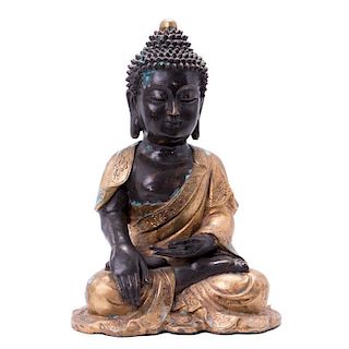 Thai bronze and gilt Buddha.