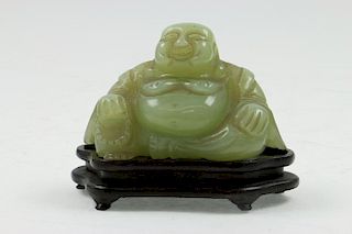 Chinese jadeite Buddha.
