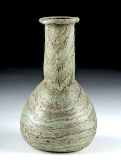 Roman Marbled Glass Unguentarium