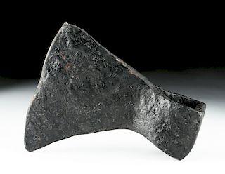 Large Viking or Early Medieval European Iron Axe Head