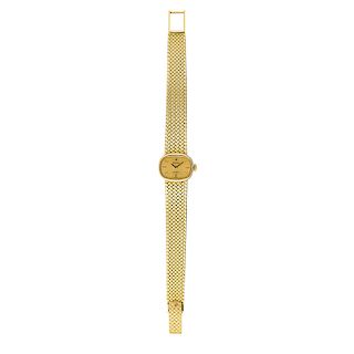LADY'S ROLEX "ORCHID" YELLOW GOLD WRISTWATCH