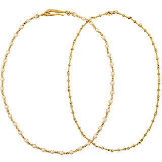 YELLOW GOLD CHAIN NECKLACES