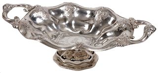 A LARGE RUSSIAN SILVER BASKET, MINSK, DATED 1878