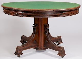 AUTHENTIC AMERICAN SALOON STYLE CARD TABLE 19 C