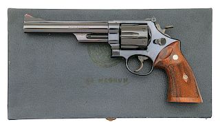 Lovely Smith and Wesson 44 Magnum Hand Ejector First Year Production Revolver
