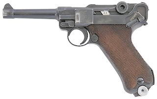 German P.08 Luger Code 42 Pistol by Mauser