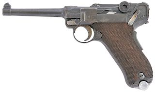 Rare Portuguese Model 1935/06 GNR Mauser Banner Luger Pistol