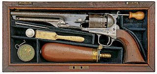 Very Fine Cased Colt Model 1861 Navy Revolver