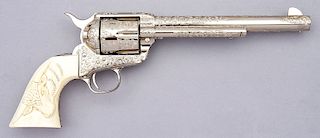 Colt Single Action Army Class-C Engraved Factory Exhibition Revolver