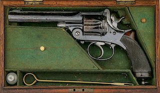 Scarce Cased Tranter Model 1879 Double Action Revolver