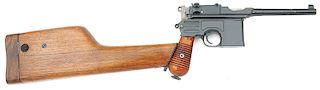 Excellent German C96 M30 Semi-Auto Pistol