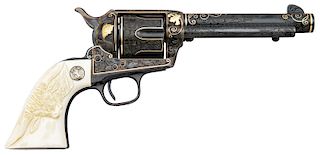 Exceptional Walter Kolouch Engraved Colt Single Action Army Revolver
