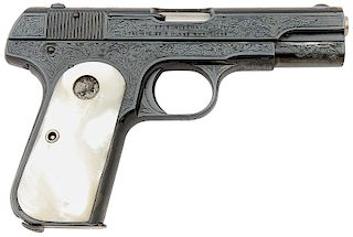 Rare Factory Gough Engraved Colt Model 1903 Pocket Hammerless Pistol
