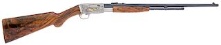 Custom Browning Trombone Grade IV Slide Action Rifle by Angelo Bee