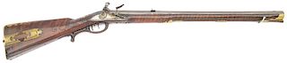 Fine Austrian Jaeger Flintlock Sporting Rifle by Eschner