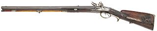 Ornate German Flintlock Bôchsflinte Combination Gun by Anschutz