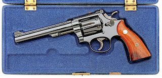 Early Smith and Wesson K-22 Masterpiece Hand Ejector Revolver