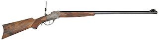 Lovely Custom Winchester Model 1885 Thick Side High Wall Rifle with Schoyen Barrel