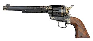 Exquisite Colt Single Action Army Revolver Engraved by Joe Condon