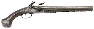 Unmarked Continental Flintlock Horseman's Pistol