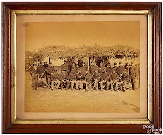 Three large cabinet card Civil War photographs