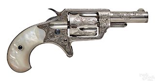 Colt New Line single action nickel plated revolver