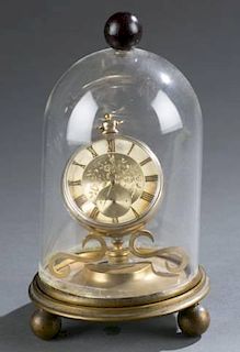 Gold plated pocket watch marked M.J. Tobias.