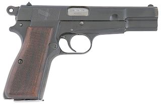 West German Police Contract Hi Power Semi-Auto Pistol by Fabrique Nationale